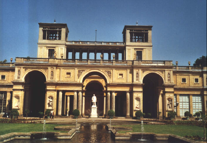 Foto der Orangerie von Schloss Sanssouci
